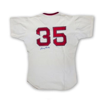 Johnny Pesky 1977 Boston Red Sox Signed Coaches Jersey